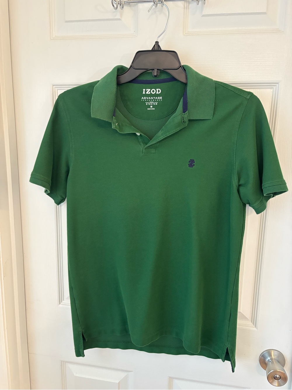 IZOD Men’s Green Polo with Navy Logo